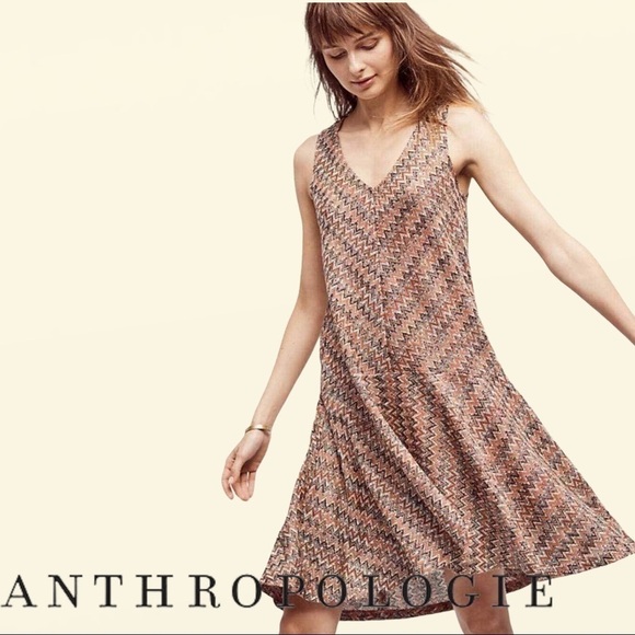 Anthropologie Dresses & Skirts - NEW Anthropologie Westwater Knit Dress XSP Chevron